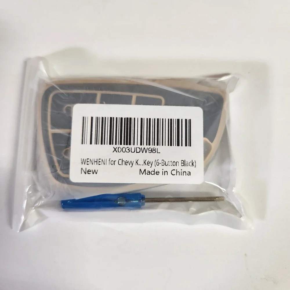 Key Fob Cover for Chevy/GMC Key Shell Case Compatible with‎ 2022 2021 Black